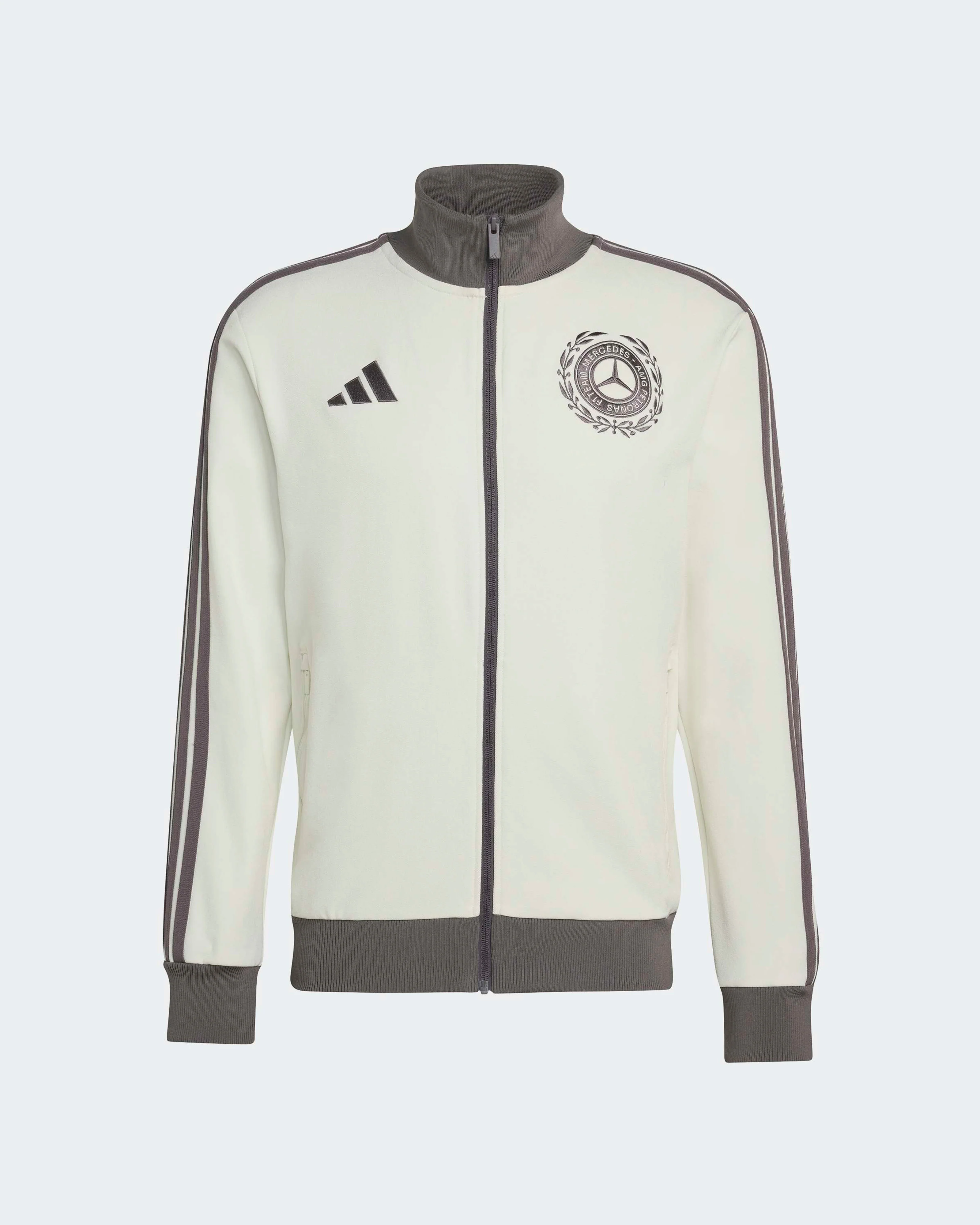 Mens Silver Arrows Icon Track Top Off White - Image 7