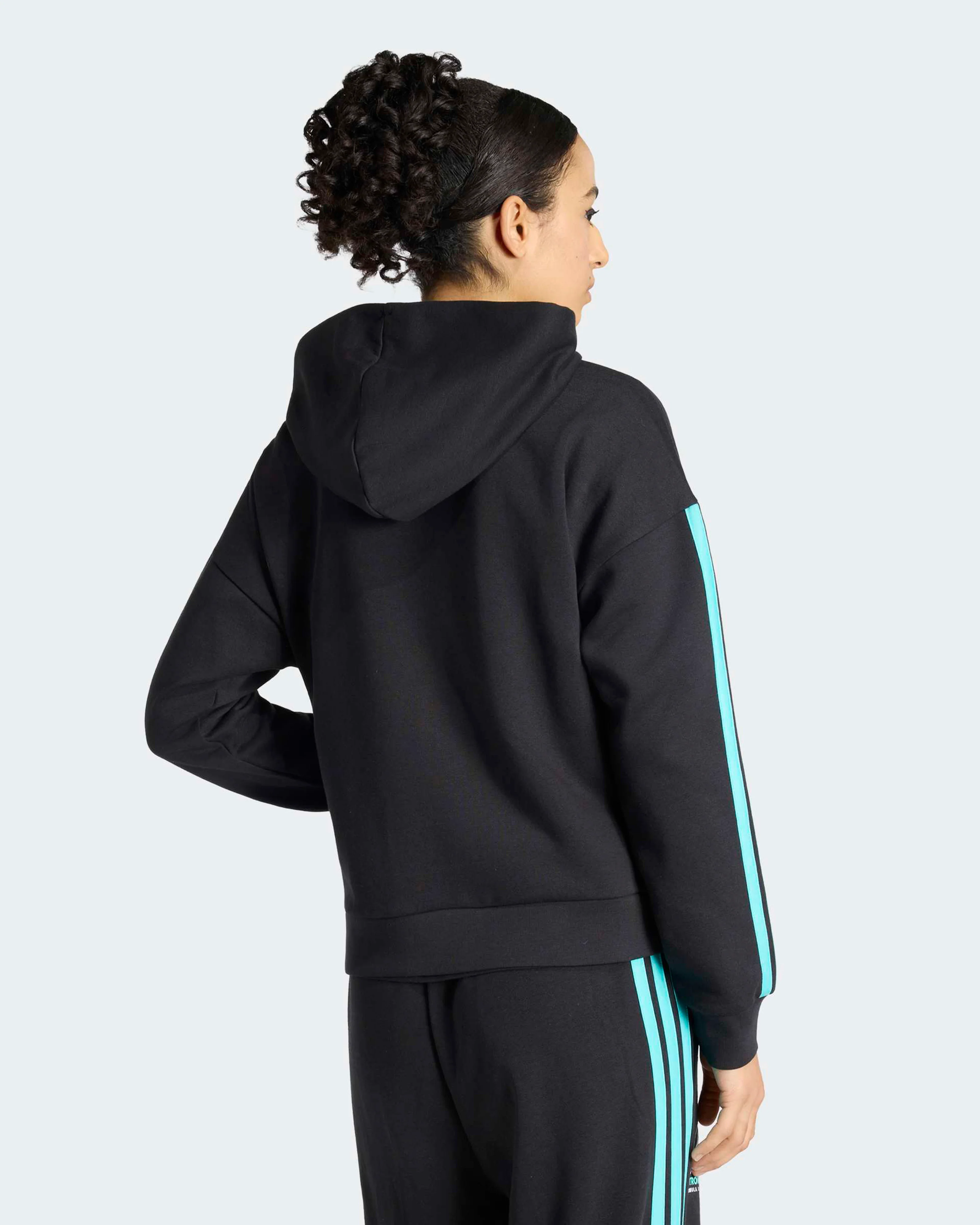 Womens DNA Full-Zip Hoody Black - Image 2