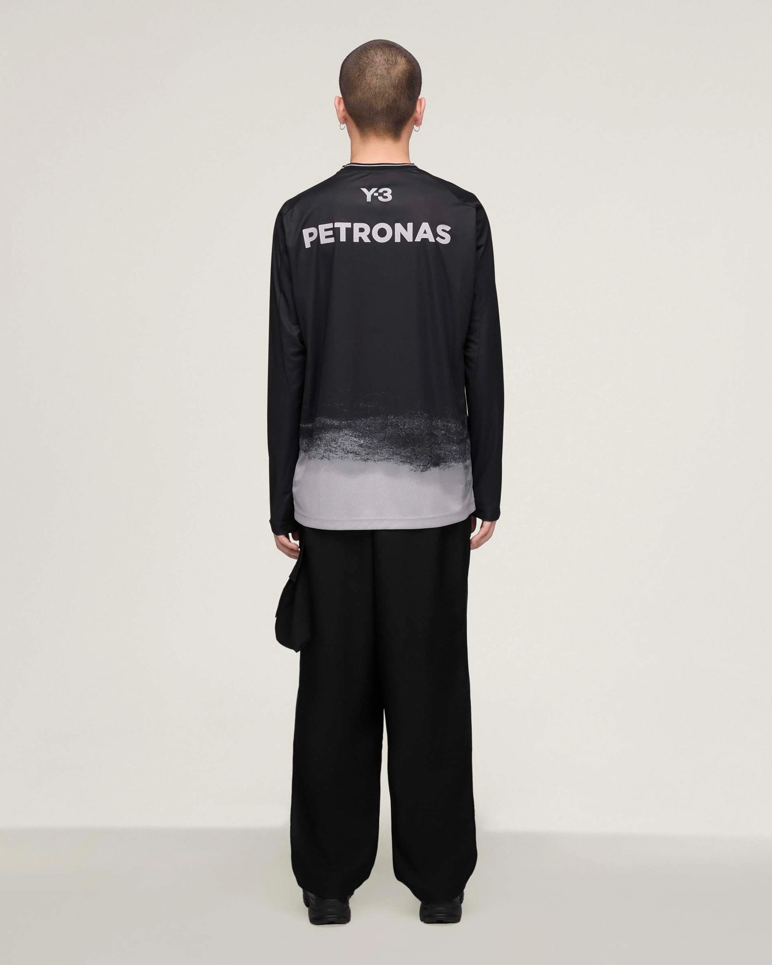 Y-3 Long-Sleeve Mechanics Tee Black - Image 2