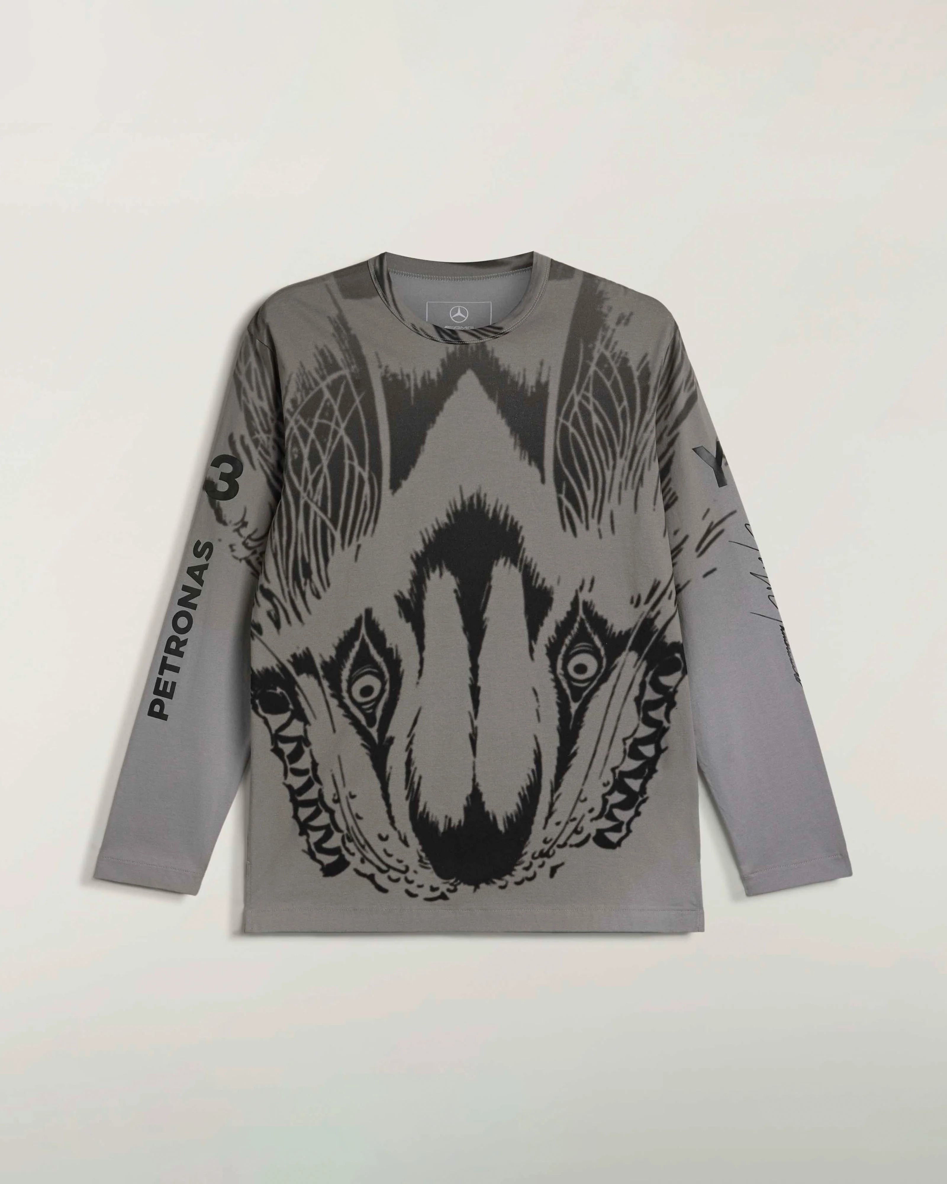 Y-3 Wolf Long-Sleeve T-shirt Black