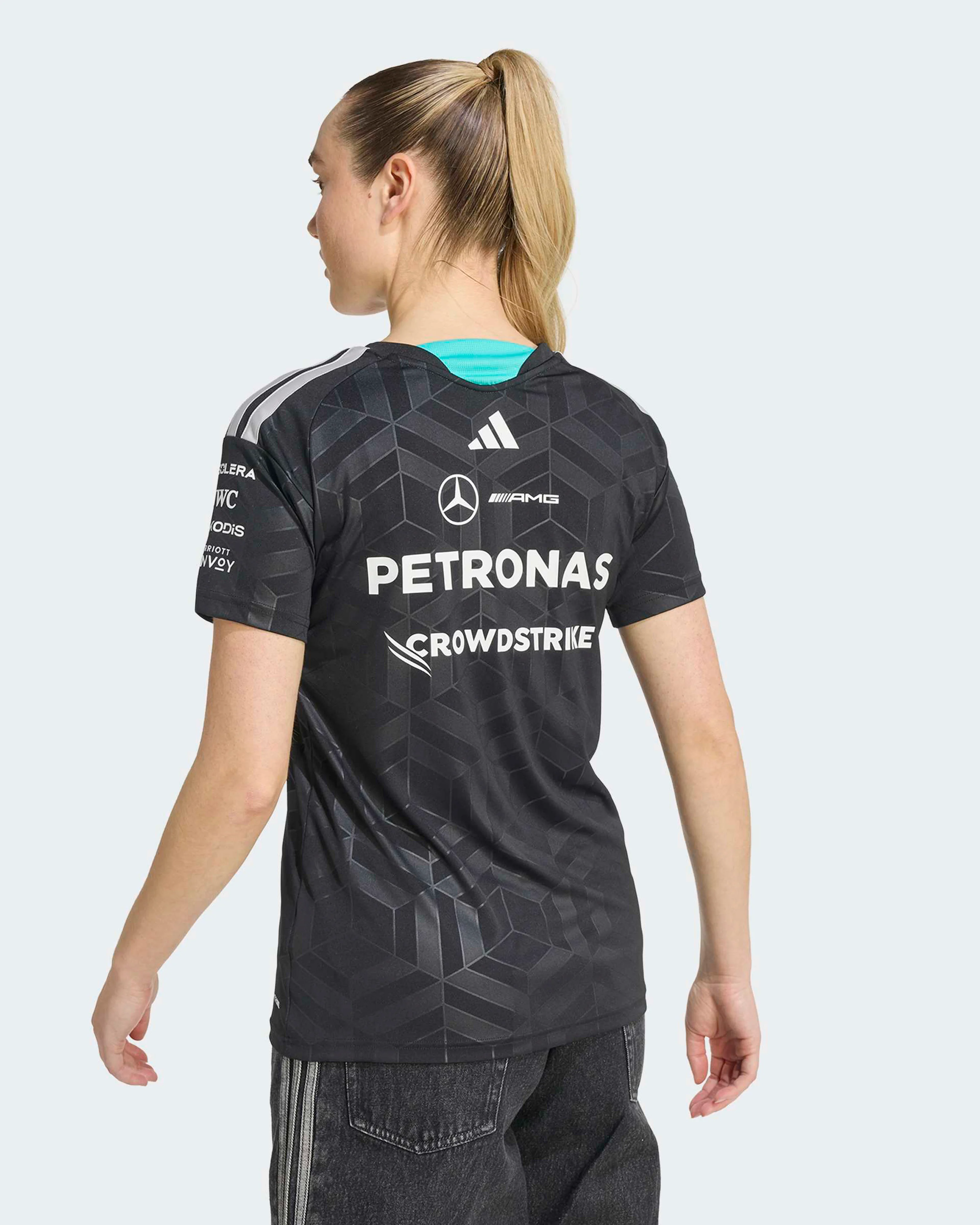 Womens 2026 Team Driver Tee Black - Image 2